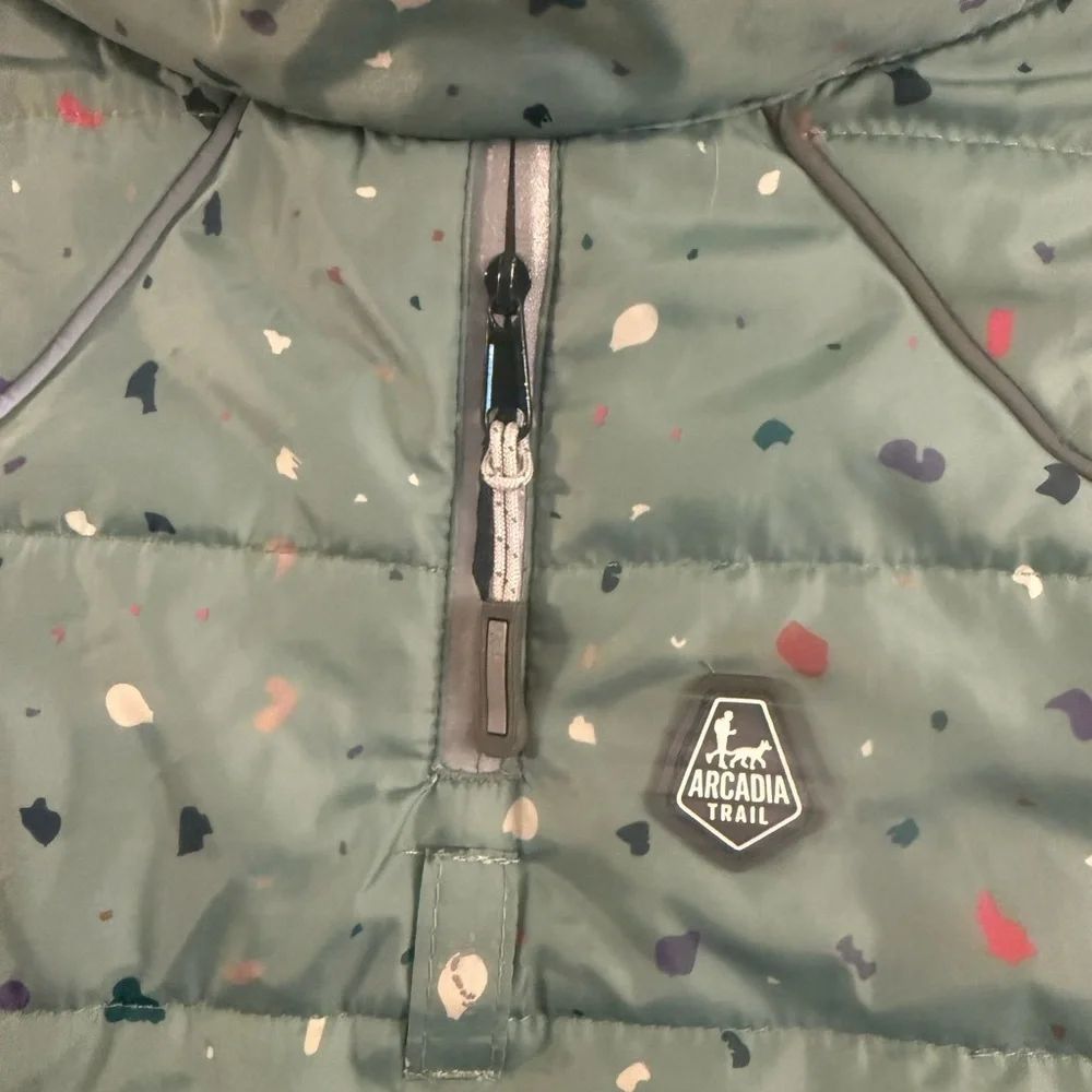 Arcadia Trail Reversible Dog Jacket Medium Sherpa Puffer Coat PetSmart